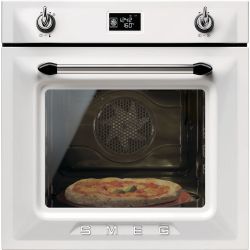 SMEG SFP6925BPZE1 Серия Victoria  Духовой шкаф с функцией пиролиза, Белый, функция «Пицца», 60 см