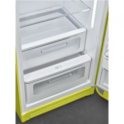 SMEG FAB28RLI5 Отдельностоящий однодверный холодильник, стиль 50-х годов, 60 см. Цвет Лайма