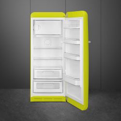 SMEG FAB28RLI5 Отдельностоящий однодверный холодильник, стиль 50-х годов, 60 см. Цвет Лайма