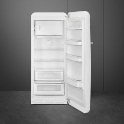 SMEG FAB28RWH5 Отдельностоящий однодверный холодильник, стиль 50-х годов, 60 см. Цвет - белый