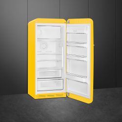 SMEG FAB28RYW5 Отдельностоящий однодверный холодильник, стиль 50-х годов, 60 см. Цвет - Жёлтый