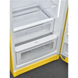 SMEG FAB28RYW5 Отдельностоящий однодверный холодильник, стиль 50-х годов, 60 см. Цвет - Жёлтый