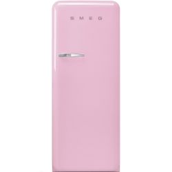 SMEG FAB28RPK5 Отдельностоящий однодверный холодильник, стиль 50-х годов, 60 см. Цвет - розовый