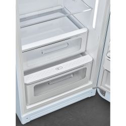 SMEG FAB28ROR5  однодверный холодильник, стиль 50-х годов, 60 см. Цвет - оранжевый