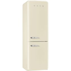 SMEG FAB32RPN1 Отдельностоящий двухдверный холодильник, 60 см, Цвет - кремовый, петли справа