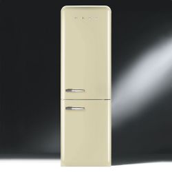 SMEG FAB32RPN1 Отдельностоящий двухдверный холодильник, 60 см, Цвет - кремовый, петли справа