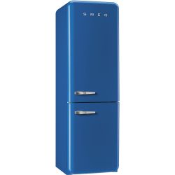 SMEG FAB32RBLN1 Отдельностоящий двухдверный холодильник, 60 см, Цвет - синий, петли справа