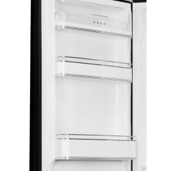 SMEG FAB32LBL5 Отдельностоящий двухдверный холодильник, 60 см, Цвет - Чёрный, петли слева