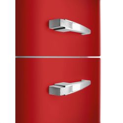 SMEG FAB32RRD5 Отдельностоящий двухдверный холодильник, 60 см, Цвет - красный, петли справа