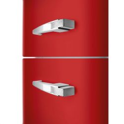 SMEG FAB32LRD5 Отдельностоящий двухдверный холодильник, 60 см, Цвет - красный, петли слева