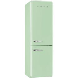 SMEG FAB32RVN1 Отдельностоящий двухдверный холодильник, 60 см, Цвет - светло-зелёный, петли справа