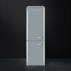 SMEG FAB32LXN1 Отдельностоящий двухдверный холодильник, 60 см, Цвет - серебристый, петли слева