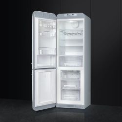SMEG FAB32LXN1 Отдельностоящий двухдверный холодильник, 60 см, Цвет - серебристый, петли слева
