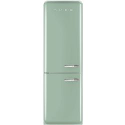 SMEG FAB32LVN1 Отдельностоящий двухдверный холодильник, 60 см, Цвет - светло-зелёный, петли слева