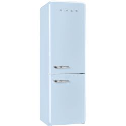 SMEG FAB32RAZN1 Отдельностоящий двухдверный холодильник, 60 см, Цвет - голубой, петли справа