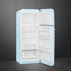SMEG FAB30RPB3 Отдельностоящий двухдверный холодильник, 60 см, Цвет - пастельный голубой, петли справа