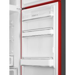 SMEG FAB30RRD3 Отдельностоящий двухдверный холодильник, 60 см, Цвет - красный, петли справа