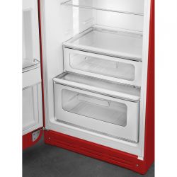 SMEG FAB30LRD3 Отдельностоящий двухдверный холодильник, 60 см, Цвет - красный, петли слева