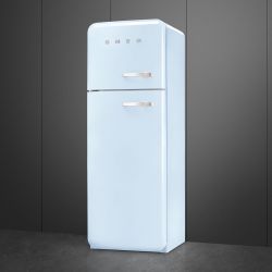 SMEG FAB30LPB3 Отдельностоящий двухдверный холодильник, 60 см, Цвет - пастельный голубой, петли слева