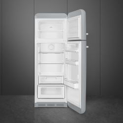 SMEG FAB30RSV3 Отдельностоящий двухдверный холодильник, 60 см, Цвет - серебристый, петли справа