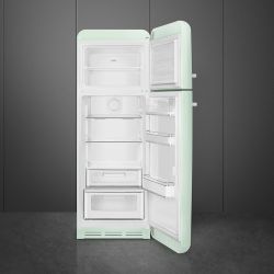 SMEG FAB30RPG3 Отдельностоящий двухдверный холодильник, 60 см, Цвет - пастельный зелёный, петли справа