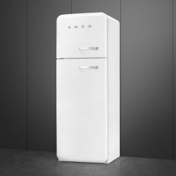 SMEG FAB30LWH3 Отдельностоящий двухдверный холодильник, 60 см, Цвет - белый, петли слева