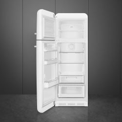 SMEG FAB30LWH3 Отдельностоящий двухдверный холодильник, 60 см, Цвет - белый, петли слева