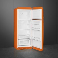 SMEG FAB30ROR3 Отдельностоящий двухдверный холодильник, 60 см, Цвет - оранжевый, петли справа