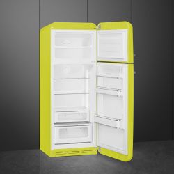 SMEG FAB30RLI3 Отдельностоящий двухдверный холодильник, 60 см, Цвет Лайма, петли справа