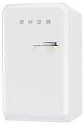 SMEG FAB10LWH2 Отдельностоящий однодверный холодильник, стиль 50-х годов, 54,3 см. Цвет - белый, петли слева