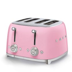 SMEG TSF03PKEU Тостер на 4 ломтика, Цвет розовый