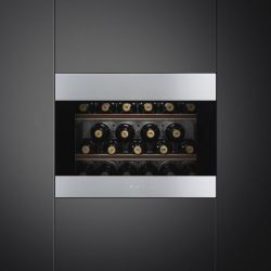 SMEG CVI321X3 Серия Classica  Холодильный шкаф для вина встраиваемый, 45 см., петли справа.