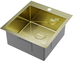 Кухонная мойка OMOIKIRI Akisame 46-LG Монтаж - заподлицо/накладная