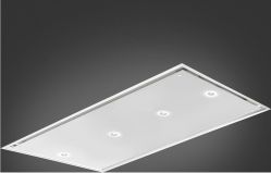 SMEG KSC120B Вытяжка потолочного монтажа, 120 см, белое стекло