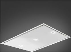 SMEG KSC90B Вытяжка потолочного монтажа, 90 см, белое стекло