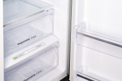 Kuppersberg NSFD 17793 X Отдельностоящий холодильник Side by Side, Габариты (ШxВxГ): 90,6х177х69,5 см. Система полный No Frost, цвет: нержавеющая сталь