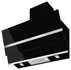 Kuppersberg F 930 B Кухонная вытяжка, ширина 90 см, отвод/рециркуляця, цвет: чёрный, 850 м3/час, пульт ДУ