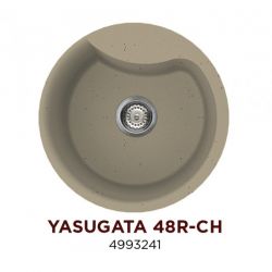 Кухонная мойка Omoikiri Yasugata 48R-CH Материал Tetogranit. Монтаж накладной