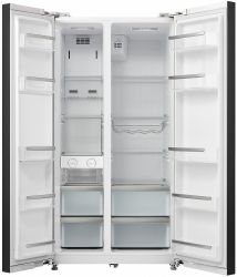 KORTING KNFS 91797 GW Холодильник Side-By-Side, Высота - 179 см. Ширина 89,5 см, А+, cенсорное упр. Full NO FROST, цвет - белое стекло
