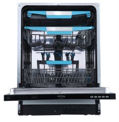 KORTING KDI 60570 Посудомоечная машина, Ширина - 60 см., 14 компл., третья корзина для столовых приборов, А++/A/A, Электронное управление, 8 программ, Антимикробное покрытие