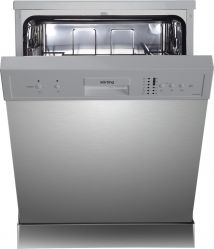 KORTING KDF 60240 S Посудомоечная машина, ширина 60 см., А++/A/A, электронное управление, 6 программ, цвет - серебристый.