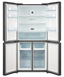 KORTING KNFM 81787 GN Четырехдверный холодильник, шир. 83 см, высота 176 см., cенсорное управление, Full NO FROST, цвет - чёрное стекло