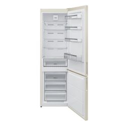 KORTING KNFC 62010 B Холодильник  Ширина 60 см, А+, электронное управление с внешним дисплеем, Full NO FROST, (ВхШхГ) 2010х595х650 мм, цвет - бежевый