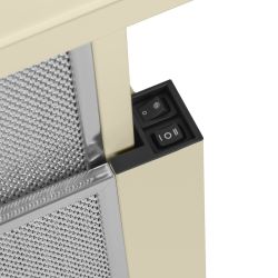 MAUNFELD VS Fast Glass 60 бежевое стекло Кухонная вытяжка с выдвижным экраном м3/ч 850