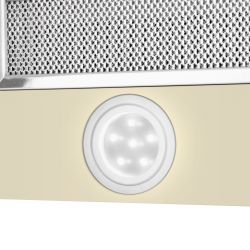 MAUNFELD VS Fast Glass 60 бежевое стекло Кухонная вытяжка с выдвижным экраном м3/ч 850