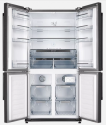 Kuppersberg NMFV 18591 DX Холодильник Side by Side, Габариты (ВхШxГ): 1850х910х780 мм, цвет: Темный металл
