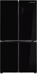 KUPPERSBERG NFFD 183 BKG холодильник Side by Side, Инверторный компрессор, Габариты (ВхШxГ): 1830х911X706 мм Цвет - Черный перламутр/стекло