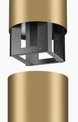 Kuppersberg MOTUBA GOLD Островная вытяжка, 39 см., 1000 м3/час, сенсорное управление, цвет золотой