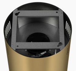 Kuppersberg MOTUBA GOLD Островная вытяжка, 39 см., 1000 м3/час, сенсорное управление, цвет золотой