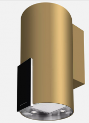 Kuppersberg WL-MOTUBA GOLD Настенная вытяжка 38 см., отвод/рециркуляция, 1000 м3/час, сенсорное управление, цвет золотой